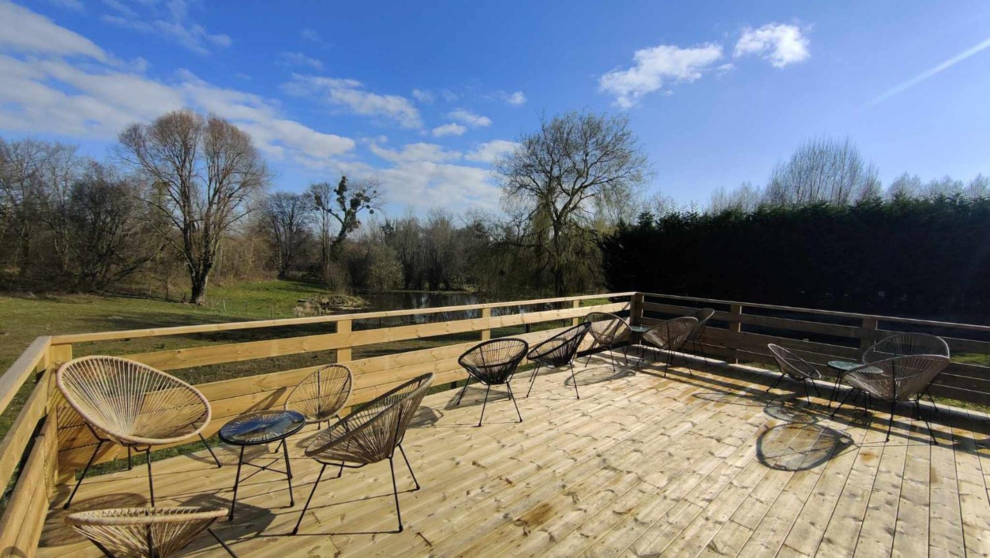 Appartement Familial 6 Personnes Au Coeur De La Nature - Lit King Size - Vue Sur Etang A 10mn Du Touquet