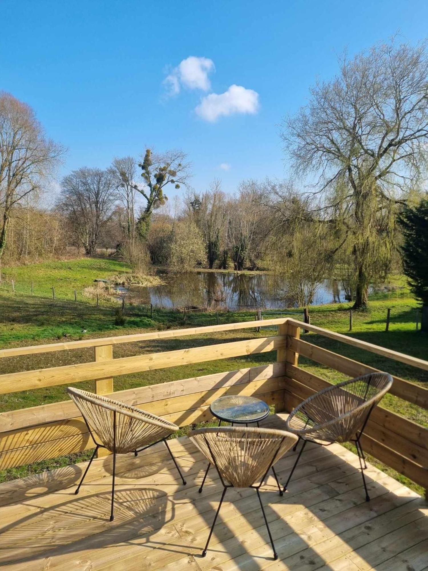 Familial 6 Personnes Au Coeur De La Nature - Lit King Size - Vue Sur Etang A 10mn Du Touquet *